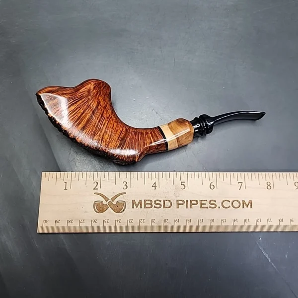 Karl Erik Ekstravagant A Freehand Horn Estate Briar Pipe, Unsmoked - Image 10