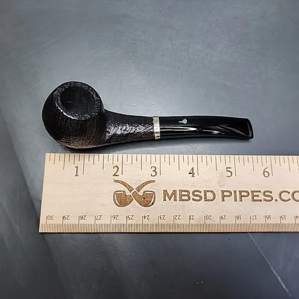 Mastro Geppetto by Ser Jacopo Sandblasted Scoop Estate Briar Pipe, Unsmoked - Image 10