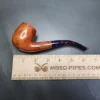 Savinelli Fantasia 606 KS Smooth Bent Billiard Briar Pipe, 6mm, New - Image 10