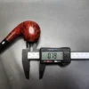 Chacom Centenaire 184, Smooth Bent Apple Estate Briar Pipe, Unsmoked - Image 10