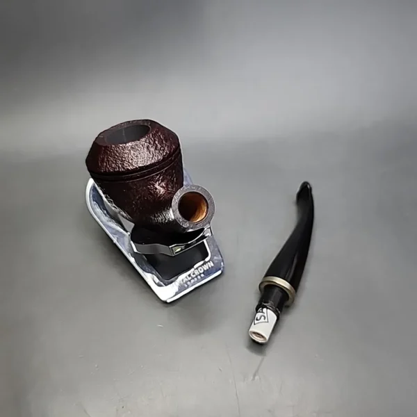 Vauen 5202 Sandblasted Bent Rhodesian Estate Briar Pipe, Unsmoked, 9mm - Image 10