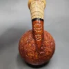 Doctor's Pipes Flash Grade Sandblasted Bent Apple Handmade Briar Pipe, New - Image 10