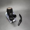 Pioneer Rusticated Bent Billiard Estate Block Meerschaum Pipe, American Estates - Image 10