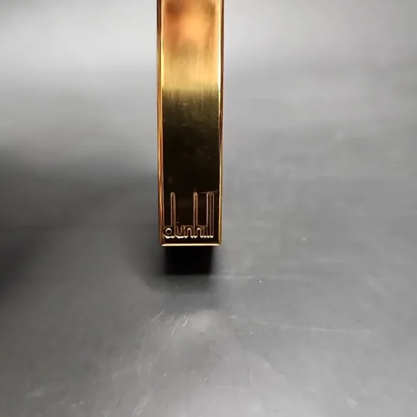 Dunhill Rollagas Gold Plate Barley Pipe Lighter, w/ Case, Used - Image 10