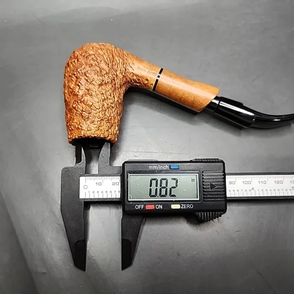 Ascorti Business Rusticated Stack Estate Briar Pipe, Italian Estates - Image 10