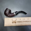 Peterson Christmas 2023, 221 Sandblasted Bent Billiard Estate Briar Pipe, Unsmoked - Image 10