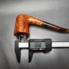 Dave Neeb Magnum Smooth Bent Dublin Handmade Briar Pipe, New - Image 10