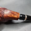 Mastro de Paja Rusticated Bent Apple Estate Briar Pipe, 9mm, Italian Estates - Image 10