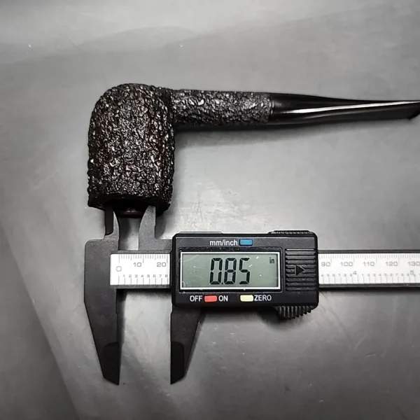 Darnell Old Briar 572 Rusticated Straight Billiard Estate Briar Pipe, Unsmoked - Image 10
