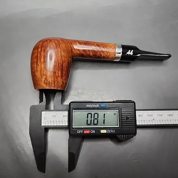 Gigi Fiamma Smooth Lovat Estate Briar Pipe, Unsmoked, 9mm - Image 10