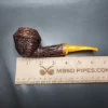 Mario Grandi Sandblasted Rhodesian Estate Briar Pipe, Italian Estates - Image 9