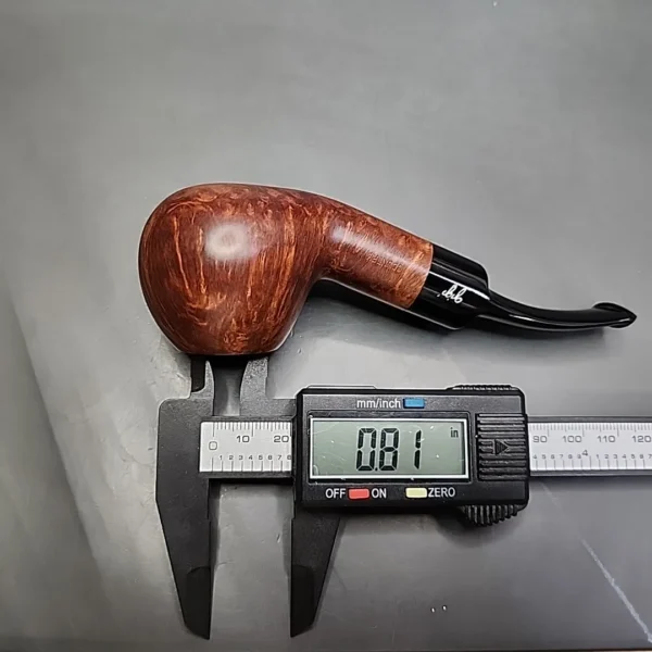 Gigi Country 055 Smooth Author Estate Briar Pipe Unsmoked, 9mm - Image 10