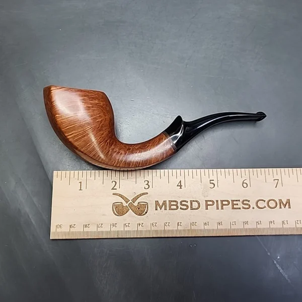 Quinton Wells Smooth Cobra Handmade Estate Briar Pipe, Unsmoked - Image 10
