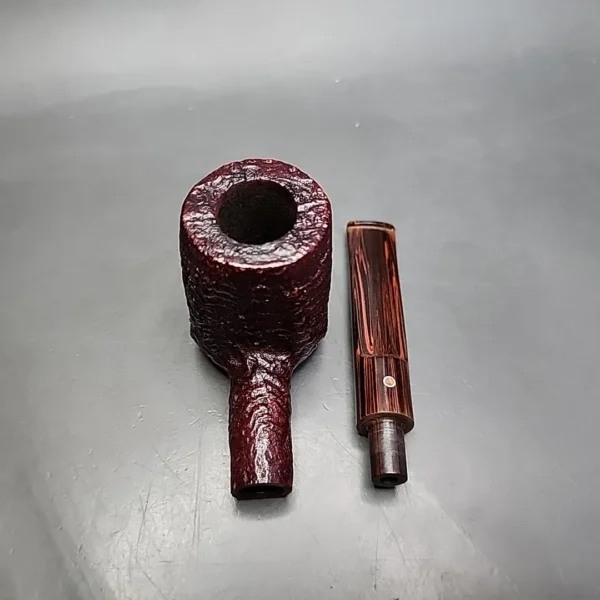 2005 Ashton Pebble Grain XXX Panel Billiard Estate Briar Pipe, English Estates - Image 9