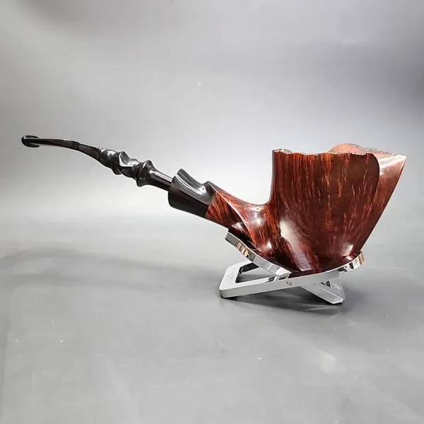 Preben Holm Private Collection, Extra Large Smooth Freehand Estate Briar Pipe, Danish Estates - Image 10