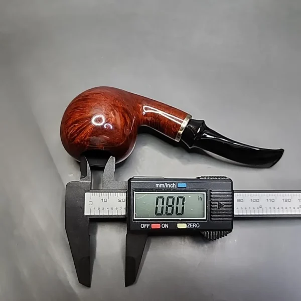 Vauen 3313 Smooth Bent Apply Estate Briar Pipe, Unsmoked, 9mm - Image 10