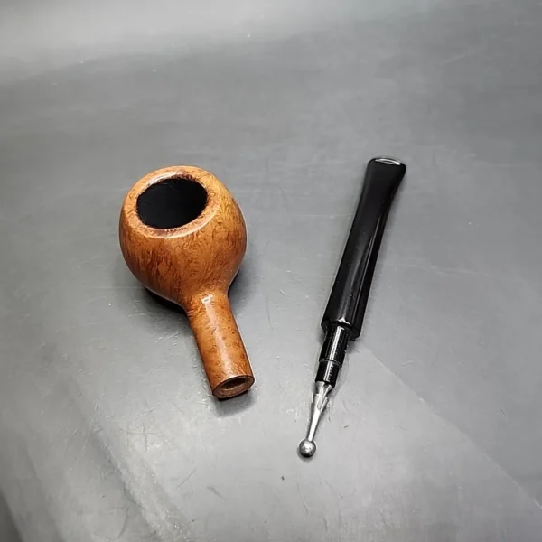 Canadian Club Virgin DeLuxe Smooth Prince Estate Briar Pipe, English Estates - Image 10