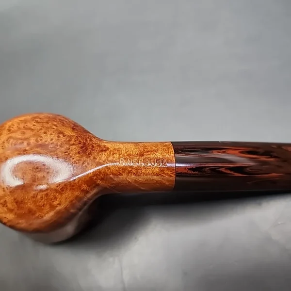 Dave Neeb USA Smooth Straight Pot Handmade Briar Pipe, New - Image 10
