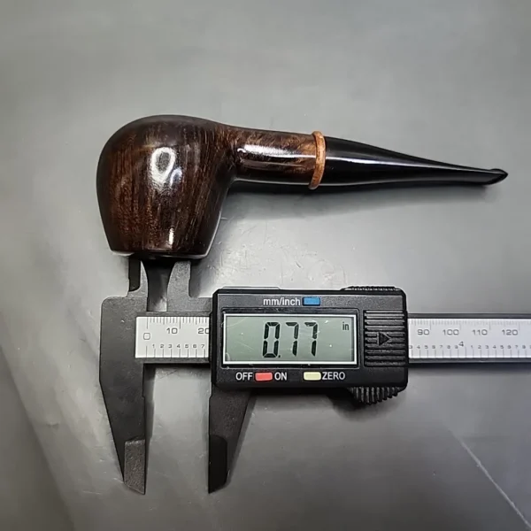 Chacom Trekking 263 Smooth Brandy Estate Briar Pipe Unsmoked, 9mm Adapter - Image 10