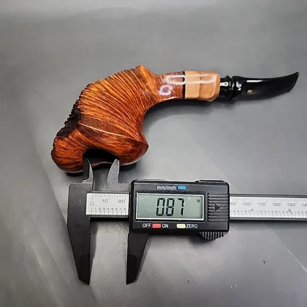 Karl Erik Ekstravagant A Freehand Horn Estate Briar Pipe, Unsmoked - Image 11