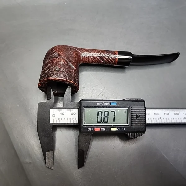 Sasieni 4 Dot Ruff Root Dark Sandblasted Dublin Estate Briar Pipe, French Estates - Image 11