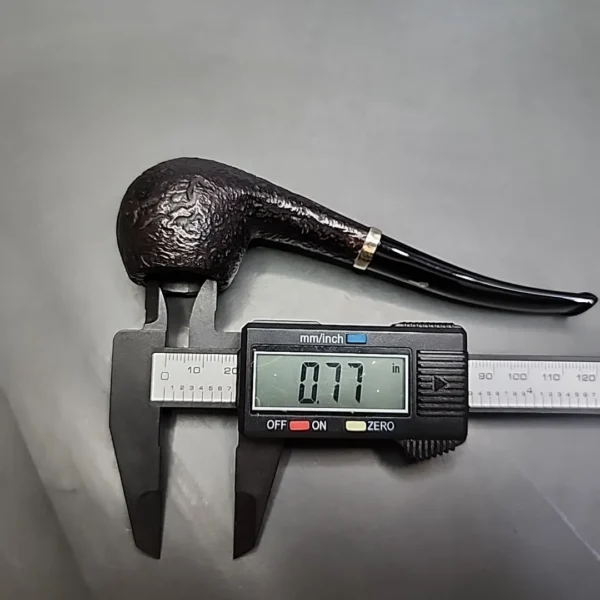 Mastro Geppetto by Ser Jacopo Sandblasted Scoop Estate Briar Pipe, Unsmoked - Image 11