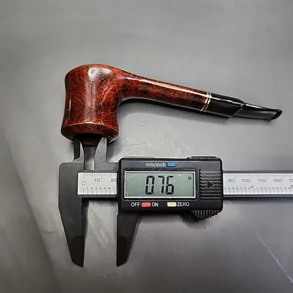 Wally Frank Golden Ring Smooth Vase Estate Briar Pipe, French Estates - Image 11
