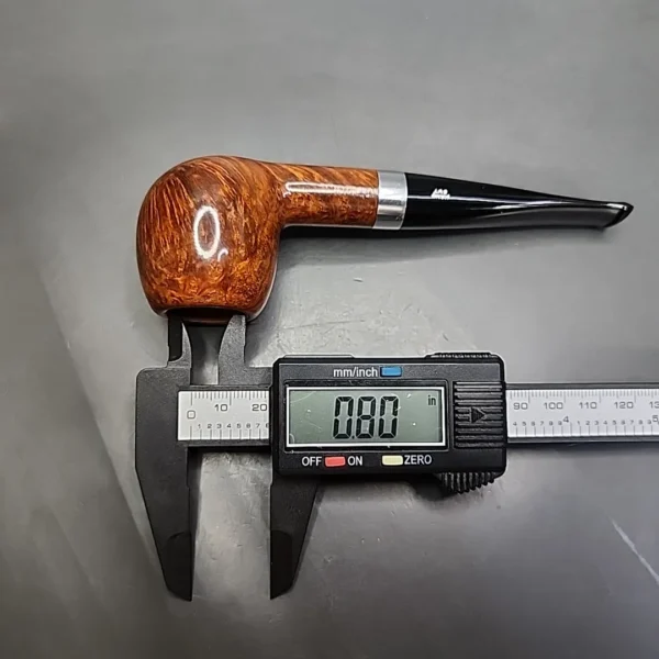 Chacom Golden Grain 168 Smooth Straight Apple Estate Briar Pipe, Unsmoked - Image 11