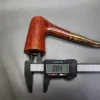 Dave Neeb Magnum Smooth Cherrywood Handmade Briar Pipe, New - Image 11