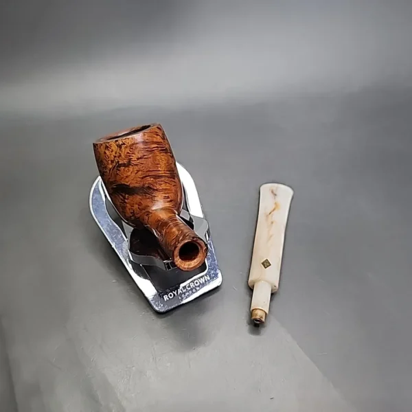 BBB Tortoise 606 Smooth Billiard Estate Briar Pipe, English Estates - Image 11