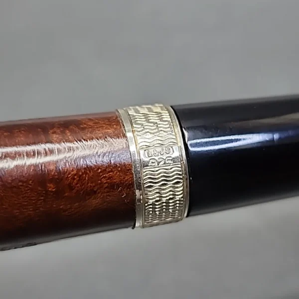 Jacobean Original by Les Wood Smooth Straight Billiard Estate Briar Pipe, Unsmoked - Image 12