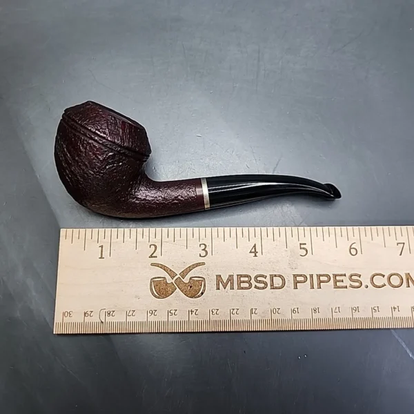 Vauen 5202 Sandblasted Bent Rhodesian Estate Briar Pipe, Unsmoked, 9mm - Image 11