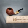 Doctor's Pipes Flash Grade Sandblasted Bent Apple Handmade Briar Pipe, New - Image 11