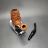 Ascorti Business Rusticated Stack Estate Briar Pipe, Italian Estates - Image 11