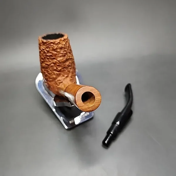 Ascorti Business Rusticated Stack Estate Briar Pipe, Italian Estates - Image 11