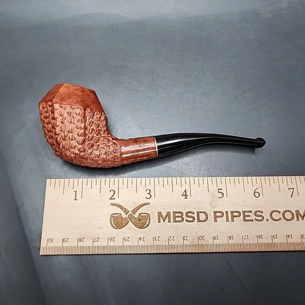 BBB Bolder Grain 10 Panel Rhodesian Estate Briar Pipe, Unsmoked - Image 11