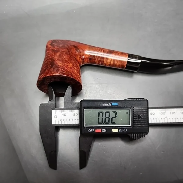 Charatan's Make Belvedere 4654DC Smooth Skater Estate Briar Pipe, English Estates - Image 11