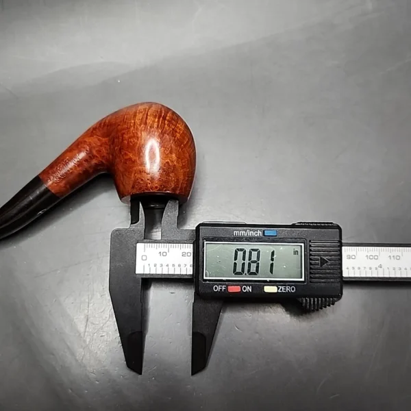 Astleys by Les Wood Smooth Bent Apple Estate Briar Pipe, Unsmoked - Image 11