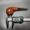 Dave Neeb Smooth Devil Anse Handmade Briar Pipe, New - Image 11
