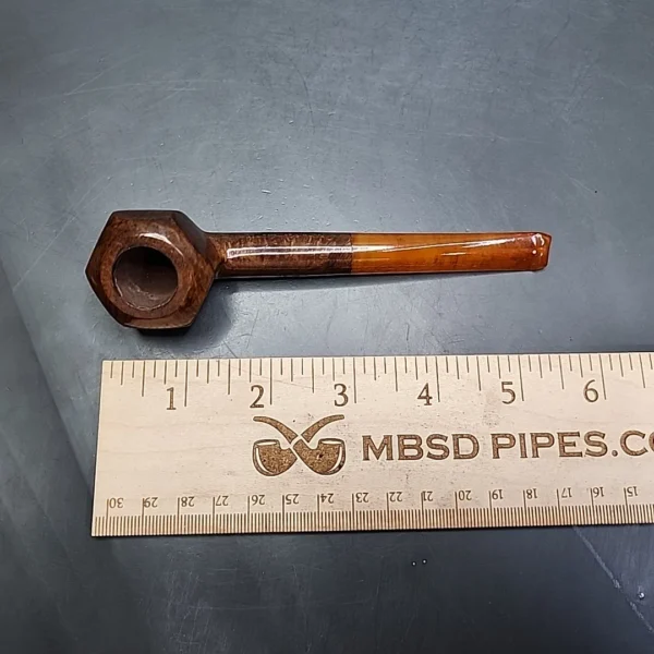 Vauen Bruyere Extra w/ Amber Stem Estate Briar Pipe Unsmoked - Image 11