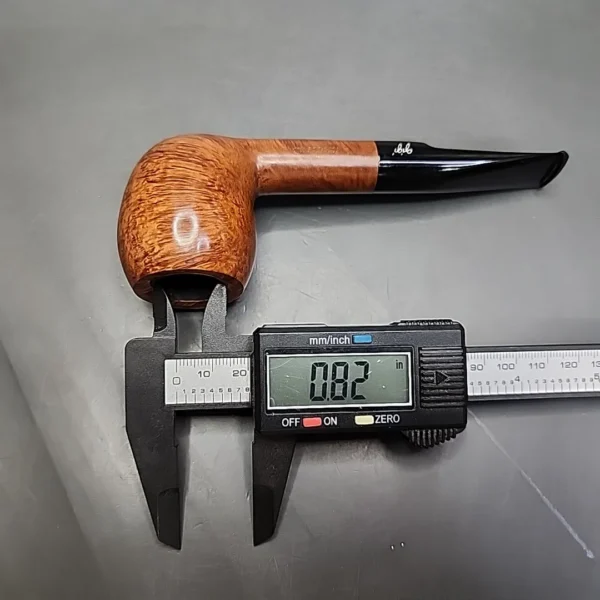 Gigi Novecento Smooth Pear Estate Briar Pipe Unsmoked, 9mm - Image 11