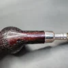 2001 Dunhill Christmas Sandblasted Silver Spigot Billiard Estate Briar Pipe, Unsmoked - Image 11