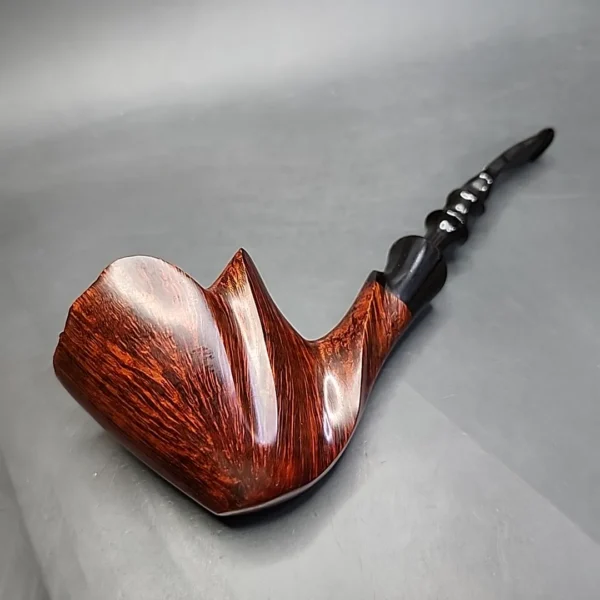 Preben Holm Private Collection, Extra Large Smooth Freehand Estate Briar Pipe, Danish Estates - Image 11