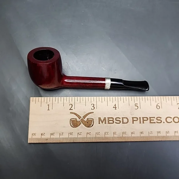 Jacobean REO by Les Wood Smooth Lovat Estate Briar Pipe, Unsmoked - Image 11
