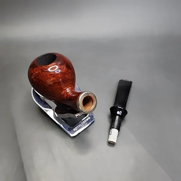 Vauen 3313 Smooth Bent Apply Estate Briar Pipe, Unsmoked, 9mm - Image 11