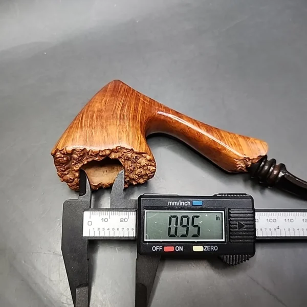 Large Smooth Freehand Estate Briar, Pipe Unsmoked - Image 11
