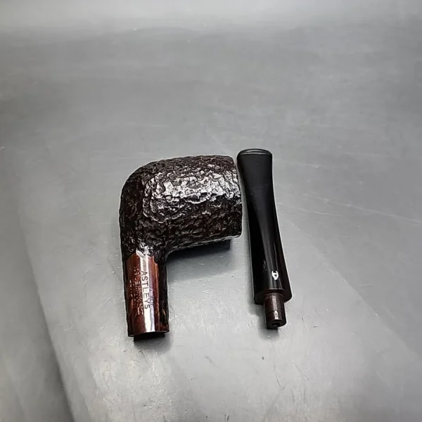 Astleys of London Rusticated Straight Pot Estate Briar Pipe, English Estates - Image 11