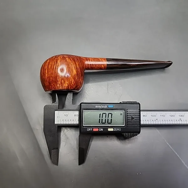 Dave Neeb Smooth Squat Prince Handmade Briar Pipe, New - Image 11