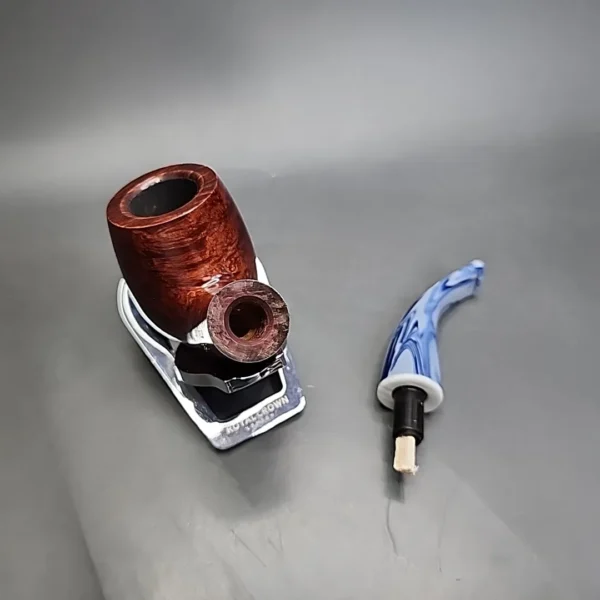 Savinelli Oceano 616 KS Smooth Bent Billiard Estate Briar Pipe, 6mm - Image 11