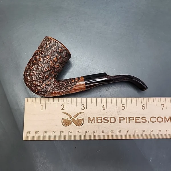 Randy Wiley for PCI 1986, Sea Reef Bent Stack Estate Briar Pipe, Unsmoked - Image 11